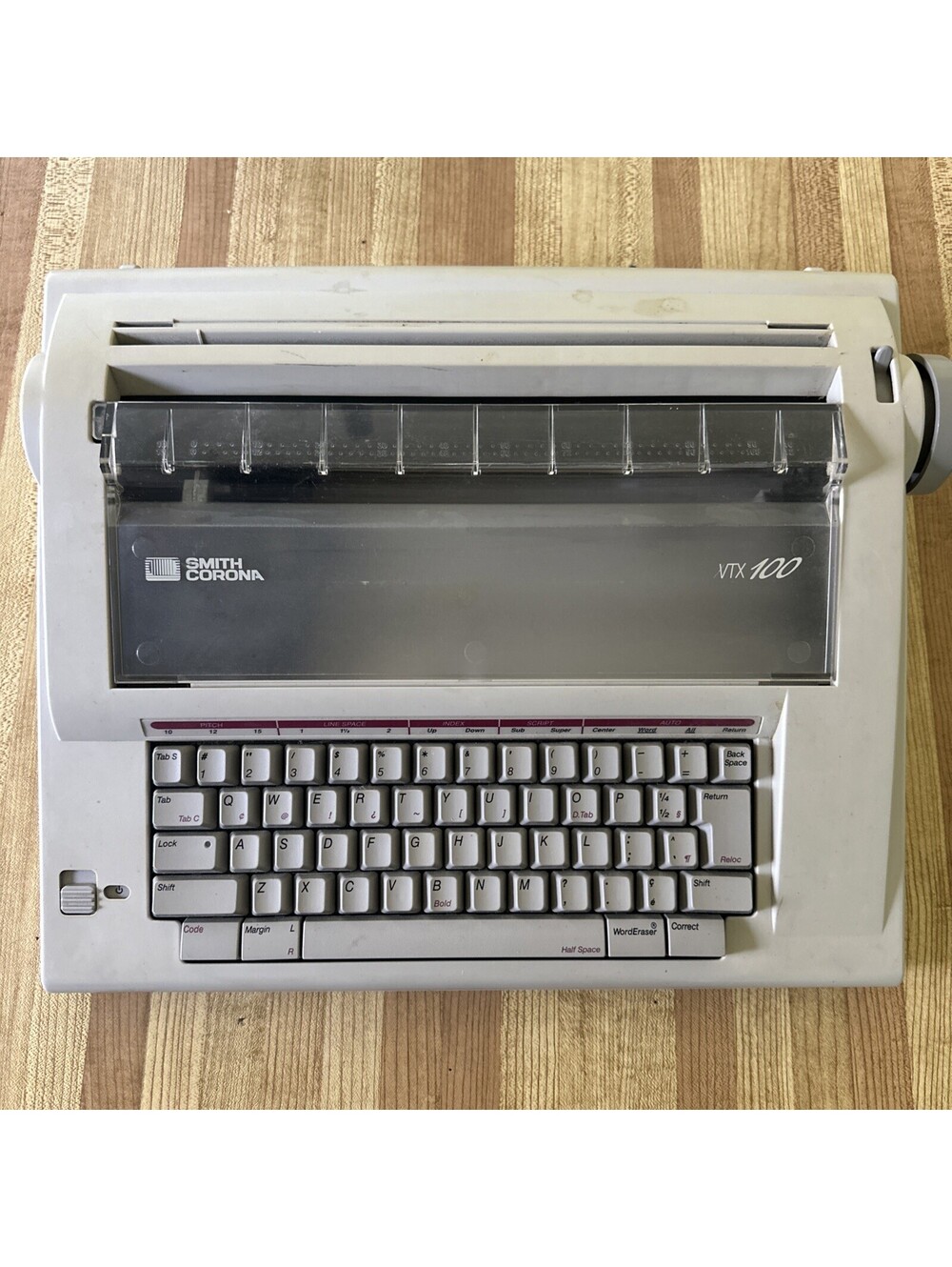 Smith Corona VTX 100 Electronic Typewriter Tested Working Vintage